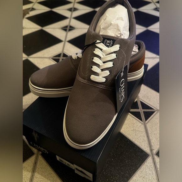 Chaps Men’s Chace Canvas Lace-Up Sneakers - Picture 1 of 2